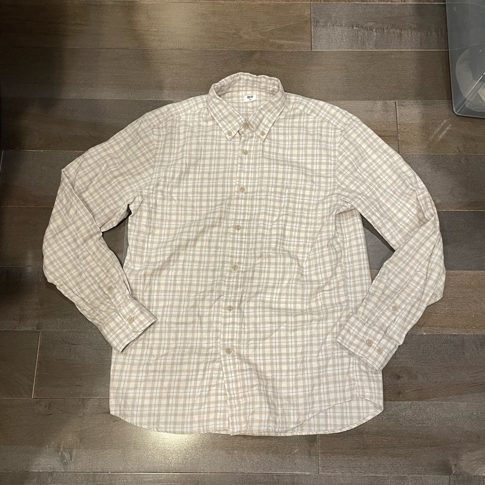 Uniqlo Plaid Oxford Shirt